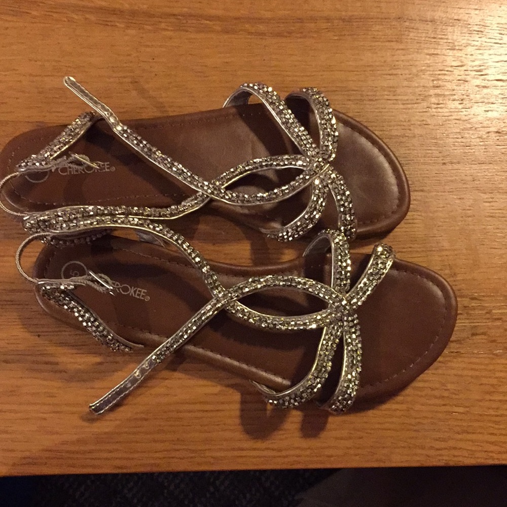 Sparkly flats
